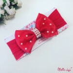 Bandolete/Fita Infantil "Alice" vermelha