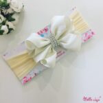 Bandolete/Fita Infantil "Angela" creme